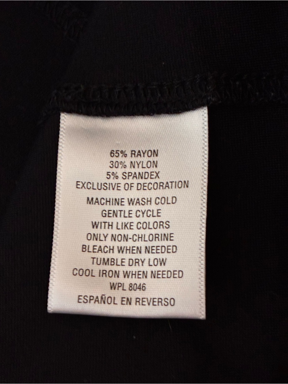 Thalia Sodi | Black sleek crochet trim skinny leggings pants size medium - Picture 13 of 13